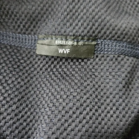 On Running Weather Shirt Mens Large Navy Blue Black 1/4 Zip Long Sleeve - Picture 6 of 9